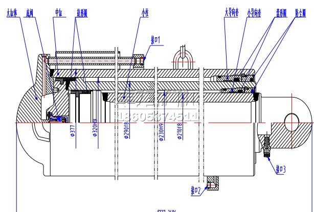 液压支架立柱的组成部